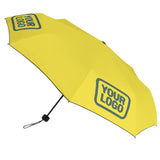 Custom Light Yellow Blue Green Automatic Umbrella