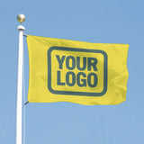 Custom Light Yellow Blue Green Flag