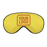Custom Light Yellow Orange Sleep Mask