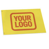 Custom Light Yellow Orange Flag