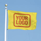 Custom Light Yellow Orange Flag