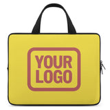 Custom Light Yellow Copper Rose Laptop Bag