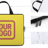 Custom Light Yellow Copper Rose Laptop Bag