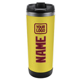 Custom Light Yellow Crimson Red Stainless Steel Water Cup