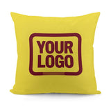 Custom Light Yellow Crimson Red Pillowcase