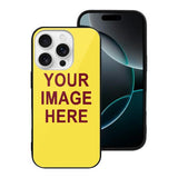 Custom Light Yellow Crimson Red Phone Case