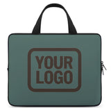 Custom Blue Green Brown Laptop Bag