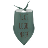Custom Blue Green Brown Pet Scarf
