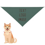 Custom Blue Green Brown Pet Scarf