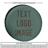 Custom Blue Green Brown Truck Tires