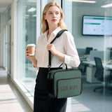 Custom Blue Green Brown Lunch Bag