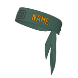 Custom Blue Green Yellow Headband