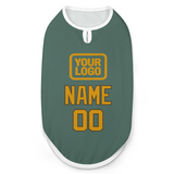 Custom Blue Green Yellow Pet Vest