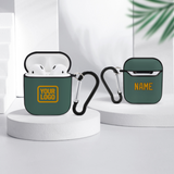 Custom Blue Green Yellow AirPods Case