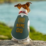 Custom Blue Green Yellow Pet Vest