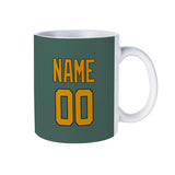 Custom Blue Green Yellow Mug