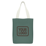 Custom Blue Green Yellow Canvas Tote Bag
