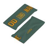 Custom Blue Green Yellow Sports headband