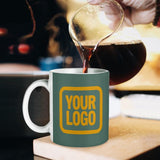 Custom Blue Green Yellow Mug