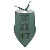 Custom Blue Green Olive Pet Scarf
