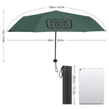 Custom Blue Green Olive Automatic Umbrella