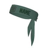 Custom Blue Green Green Headband