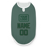 Custom Blue Green Green Pet Vest