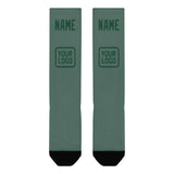 Custom Blue Green Green Knee-High Sock