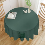 Custom Blue Green Green Round Table Cloth