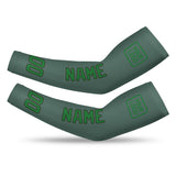 Custom Blue Green Emerald Green Arm Sleeve