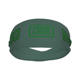 Custom Blue Green Emerald Green Sports headband