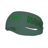 Custom Blue Green Emerald Green Sports headband
