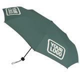 Custom Blue Green Cream Automatic Umbrella