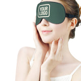 Custom Blue Green Cream Sleep Mask