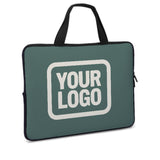 Custom Blue Green Cream Laptop Bag