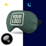 Custom Blue Green Cream Sleep Mask