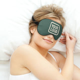 Custom Blue Green Cream Sleep Mask