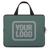 Custom Blue Green Gray Laptop Bag