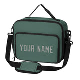 Custom Blue Green Gray Lunch Bag