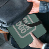 Custom Blue Green Gray Laptop Bag