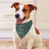 Custom Blue Green Gray Pet Scarf