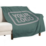Custom Blue Green Gray Blanket