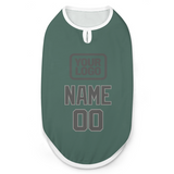 Custom Blue Green Dark Grey Pet Vest