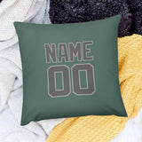 Custom Blue Green Dark Grey Pillowcase