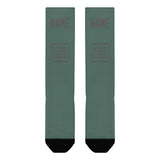 Custom Blue Green Dark Grey Knee-High Sock