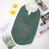 Custom Blue Green Dark Grey Pet Vest