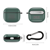 Custom Blue Green Dark Grey AirPods Case (3rd Generation)