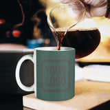 Custom Blue Green Dark Grey Mug