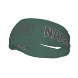 Custom Blue Green Dark Grey Sports headband