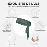 Custom Blue Green Dark Grey Headband